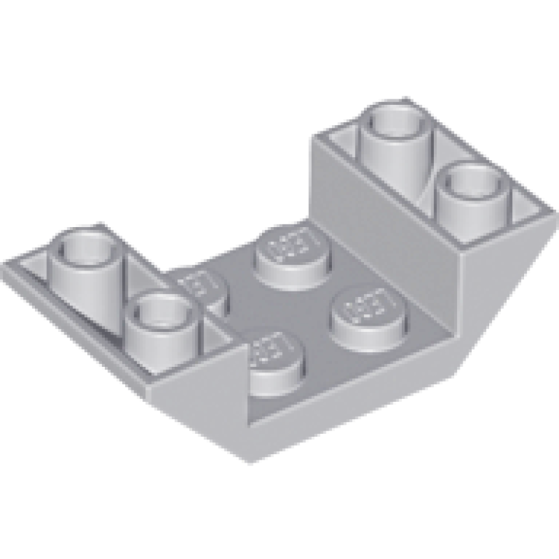 Dakpan, Omgekeerd 45° 4x2 dubbel Light Bluish Gray
